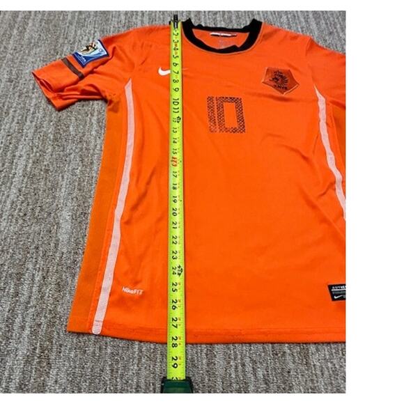 Nike Netherlands Home Soccer Jersey World Cup Final 2010 Wesley Sneijder Size L - Picture 5 of 8